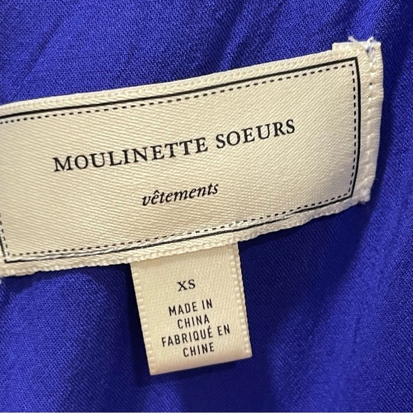 Anthropologie Moulinette Soeurs Women's XS Off The Shoulder Balloon Sleeve Dress - Picture 8 of 16